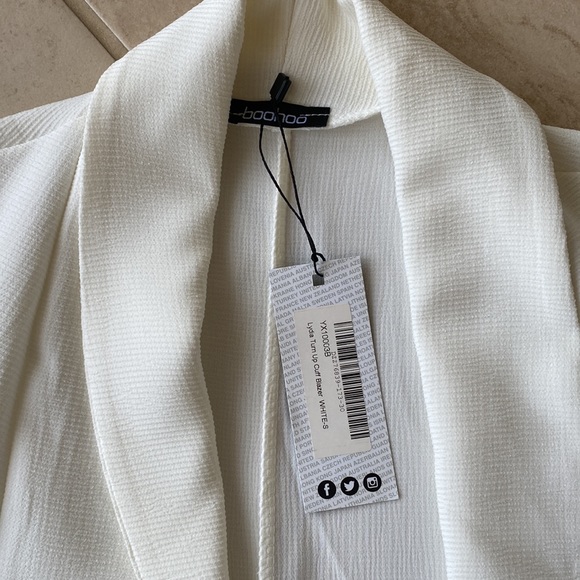 Boohoo White Blazer - Picture 2 of 3